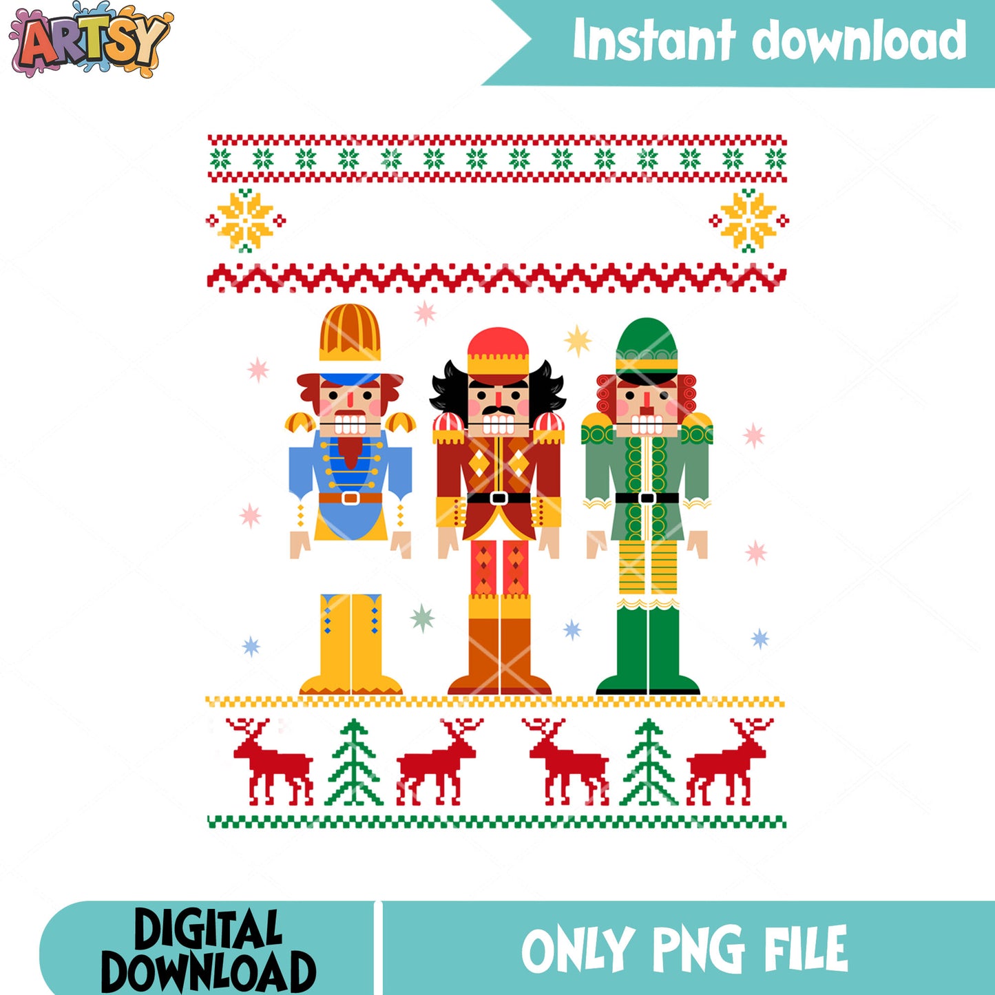 Starry christmas solider png, christmas poster png, toy soldier png