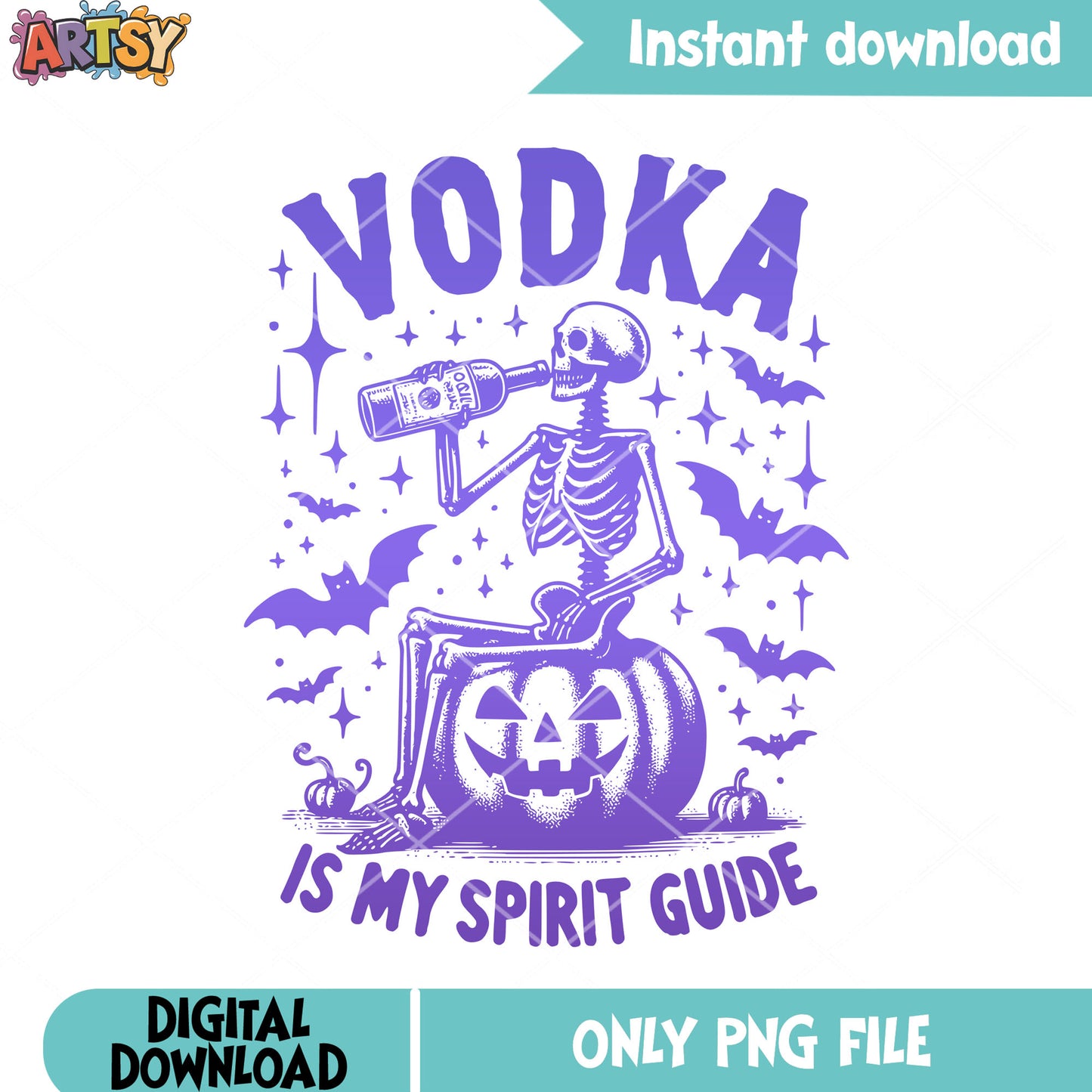 Stary night pumpkin png, skeleton costume png, halloween scary png