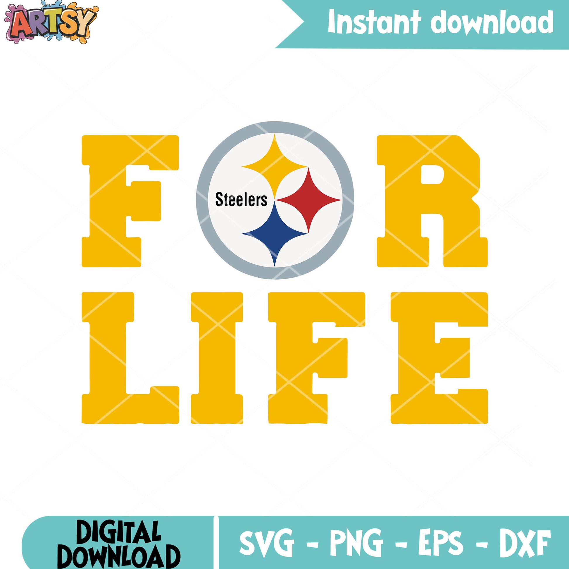 Steelers nation for life svg, nfl svg, pittsburgh steelers svg