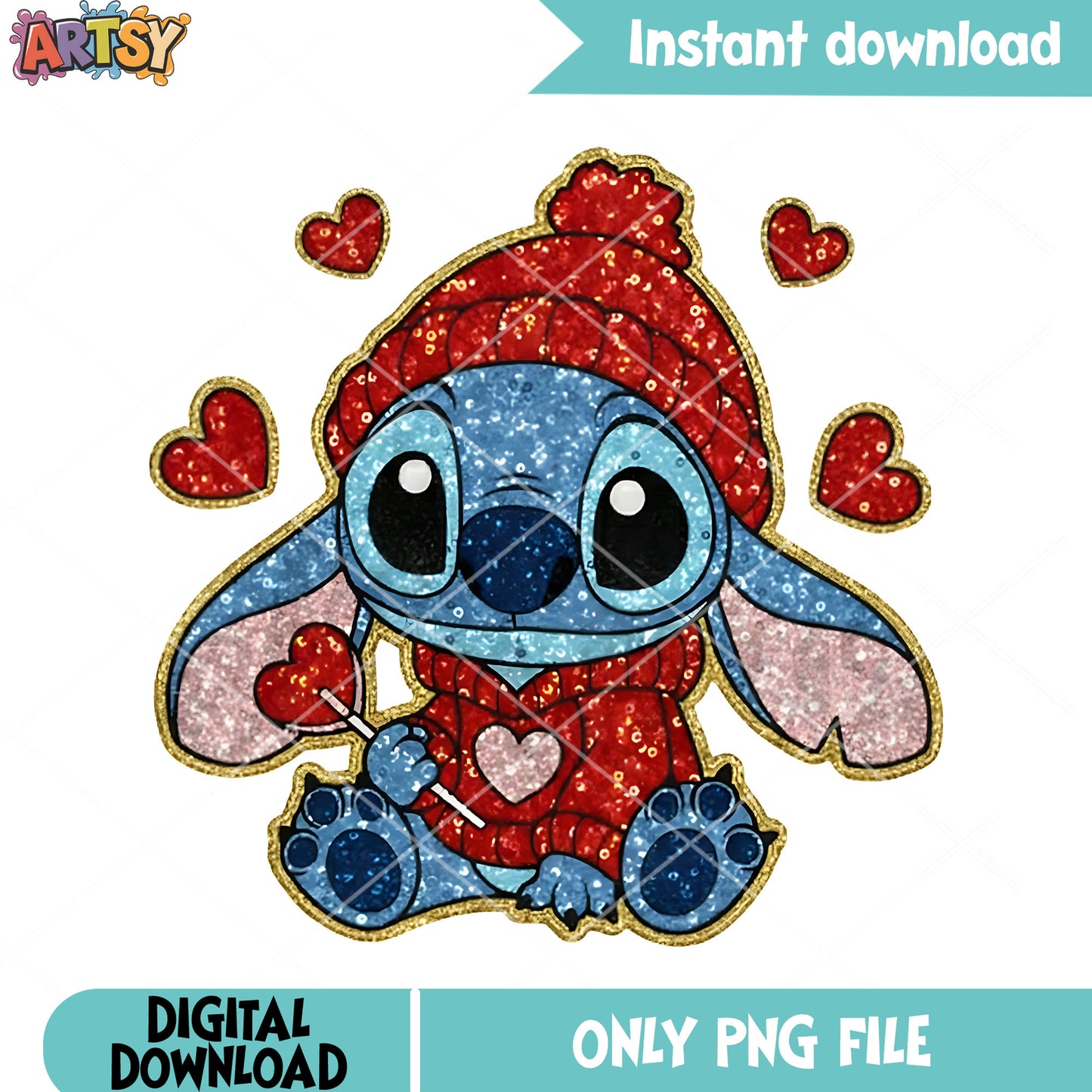 Stick valentine png, glowy picturepng,disney png