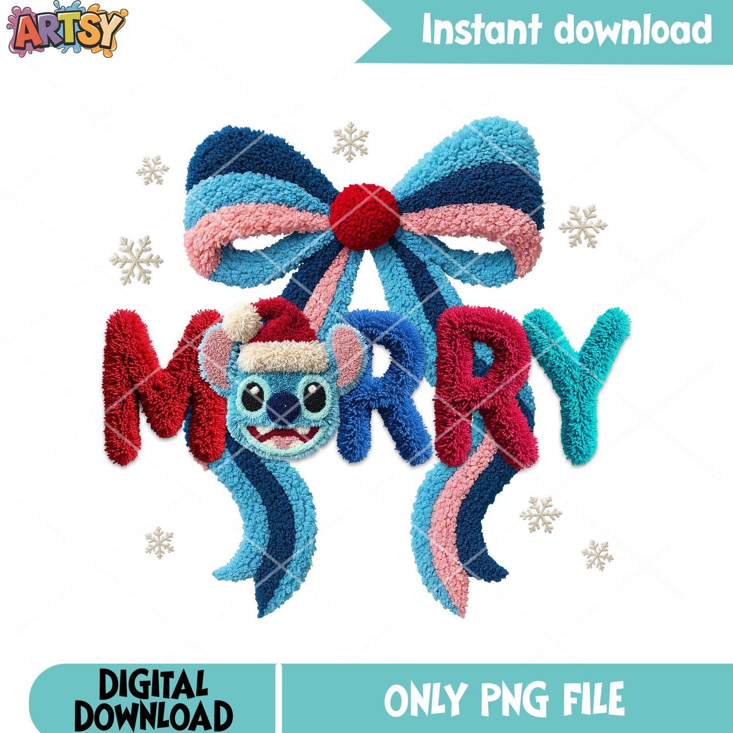 Stitch face costume santa png, lilo and stitch png, christmas png