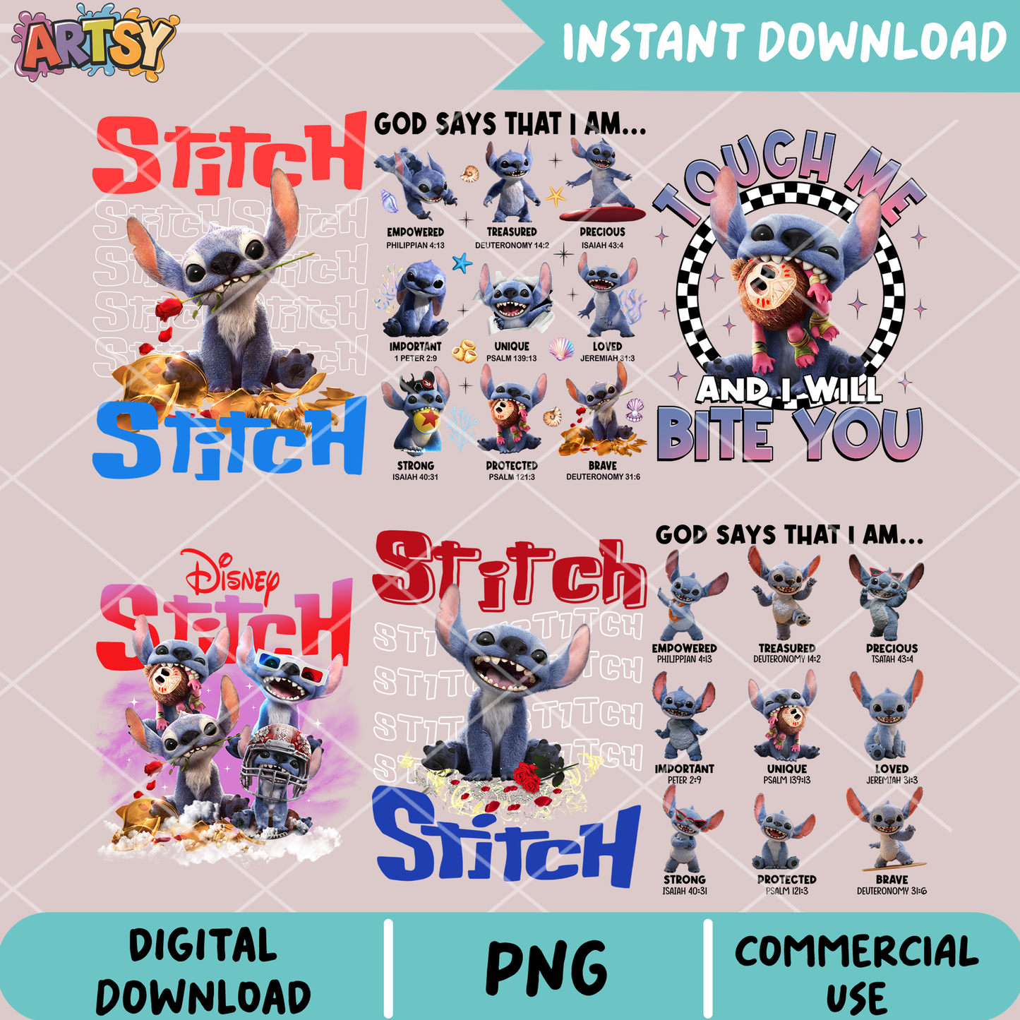 Stitch movie vibes png bundle, stitch movie png, new stitch movie png