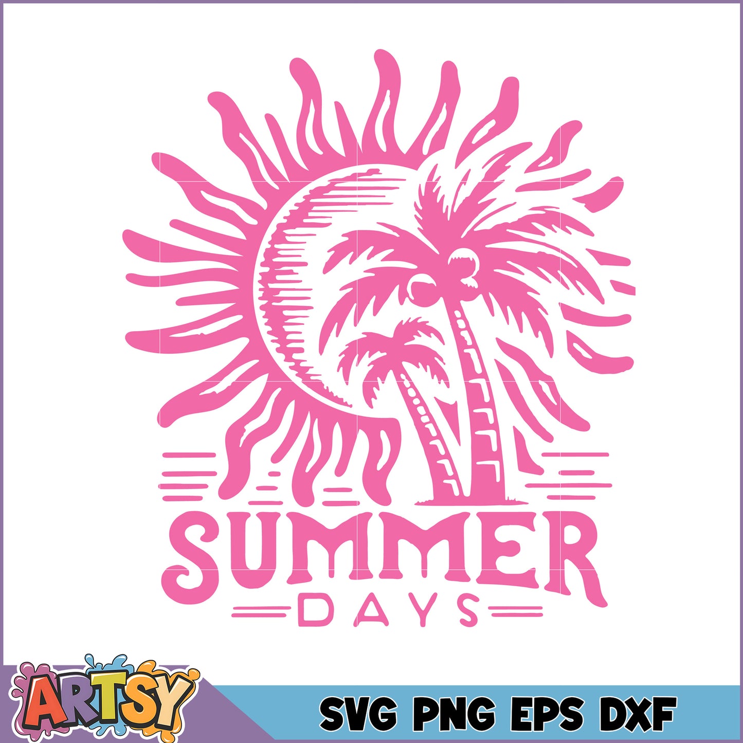 Summer Days SVG Cut File