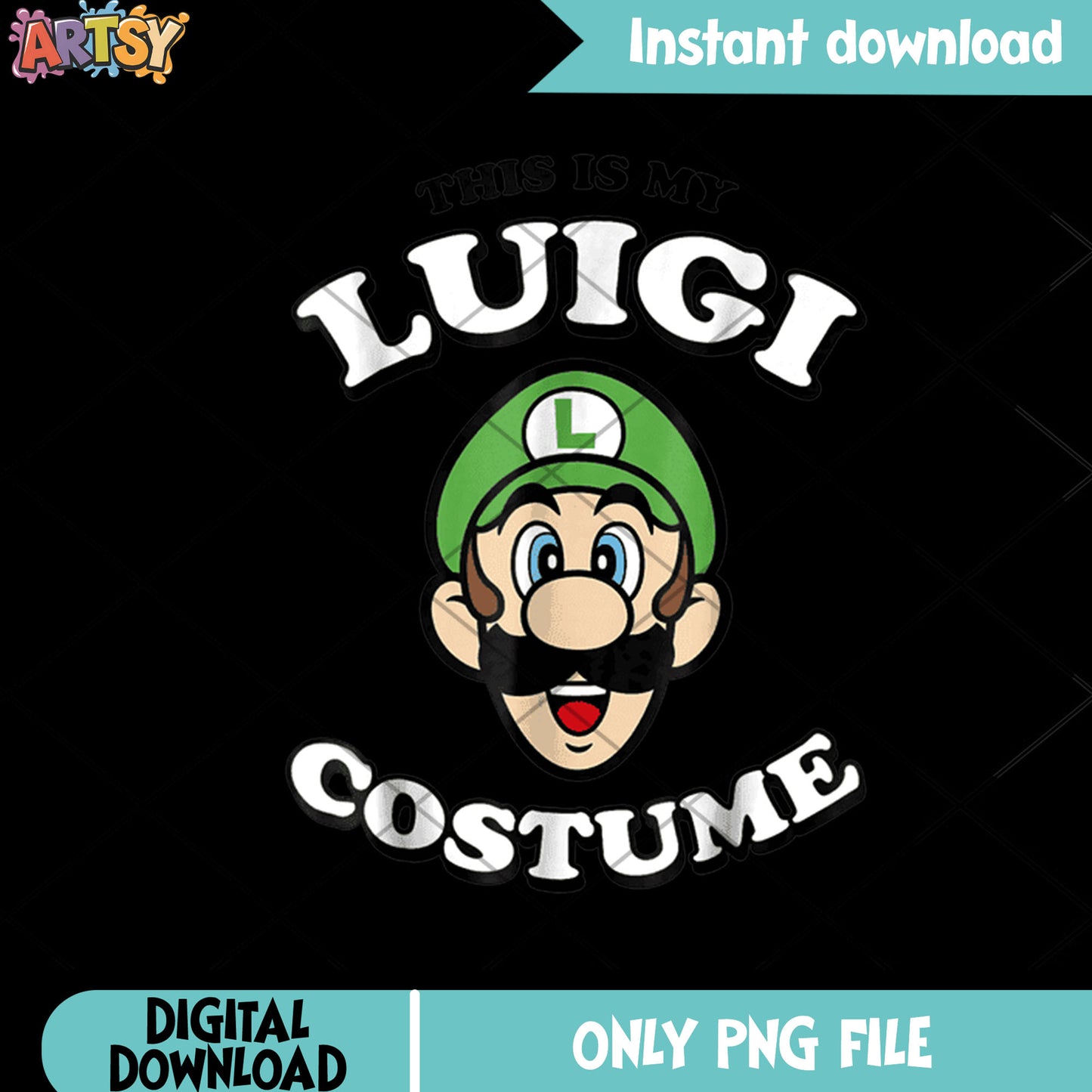 Super mario luigi costume png, nintendo art png, mario video game png