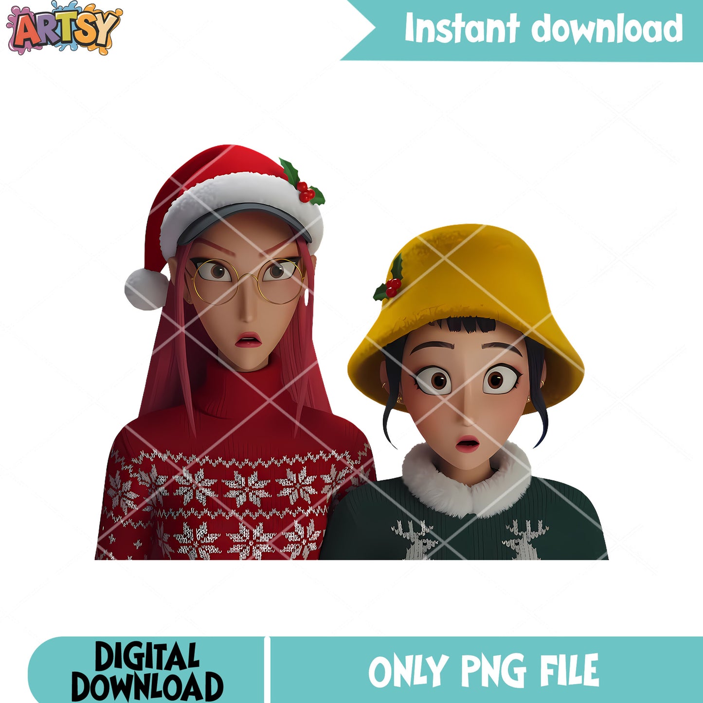 Suprise mira zoey noel png, kpop demon hunters png, huntrix png