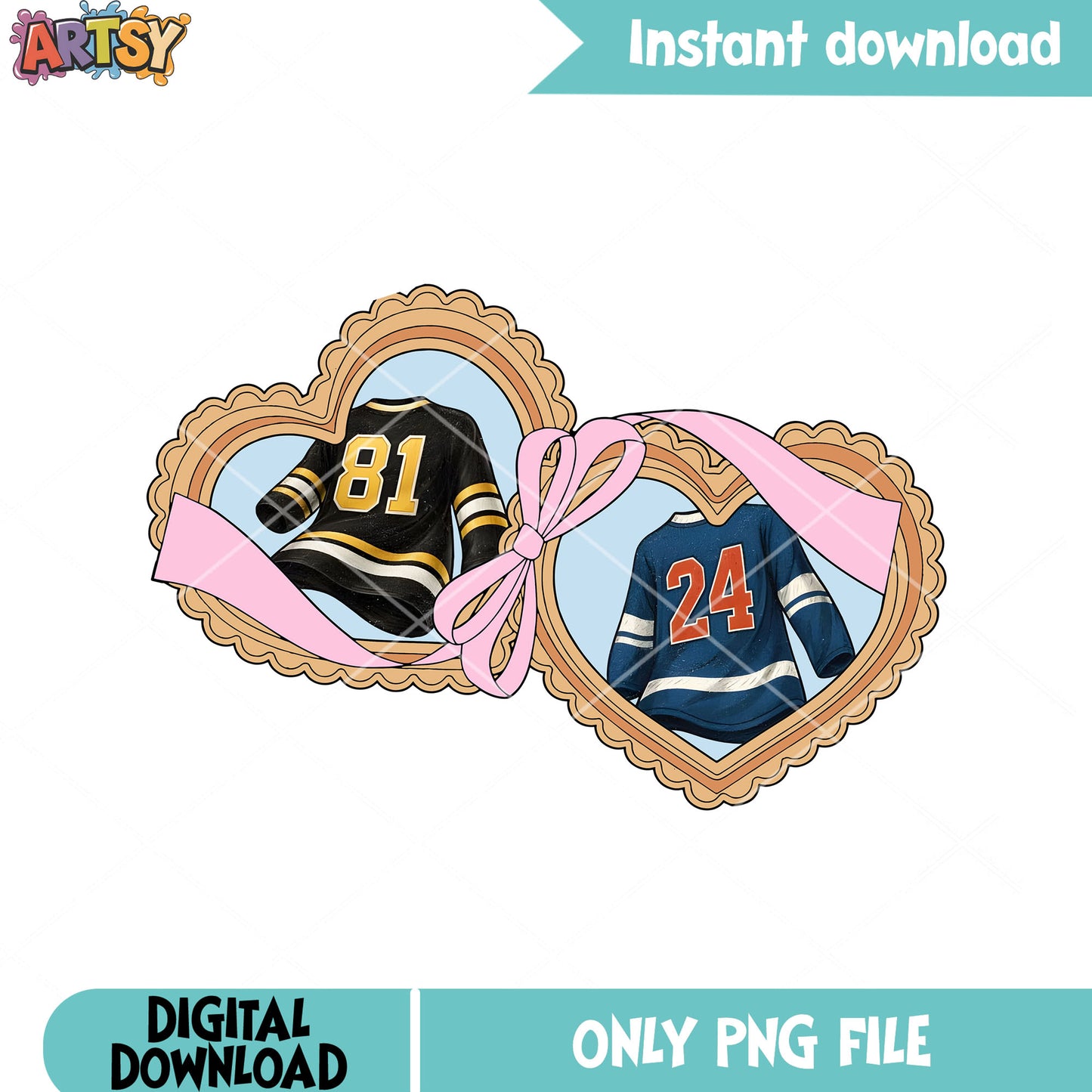 Sweater hockey heart shape pic png, hockey vibes png, heated rivalry png