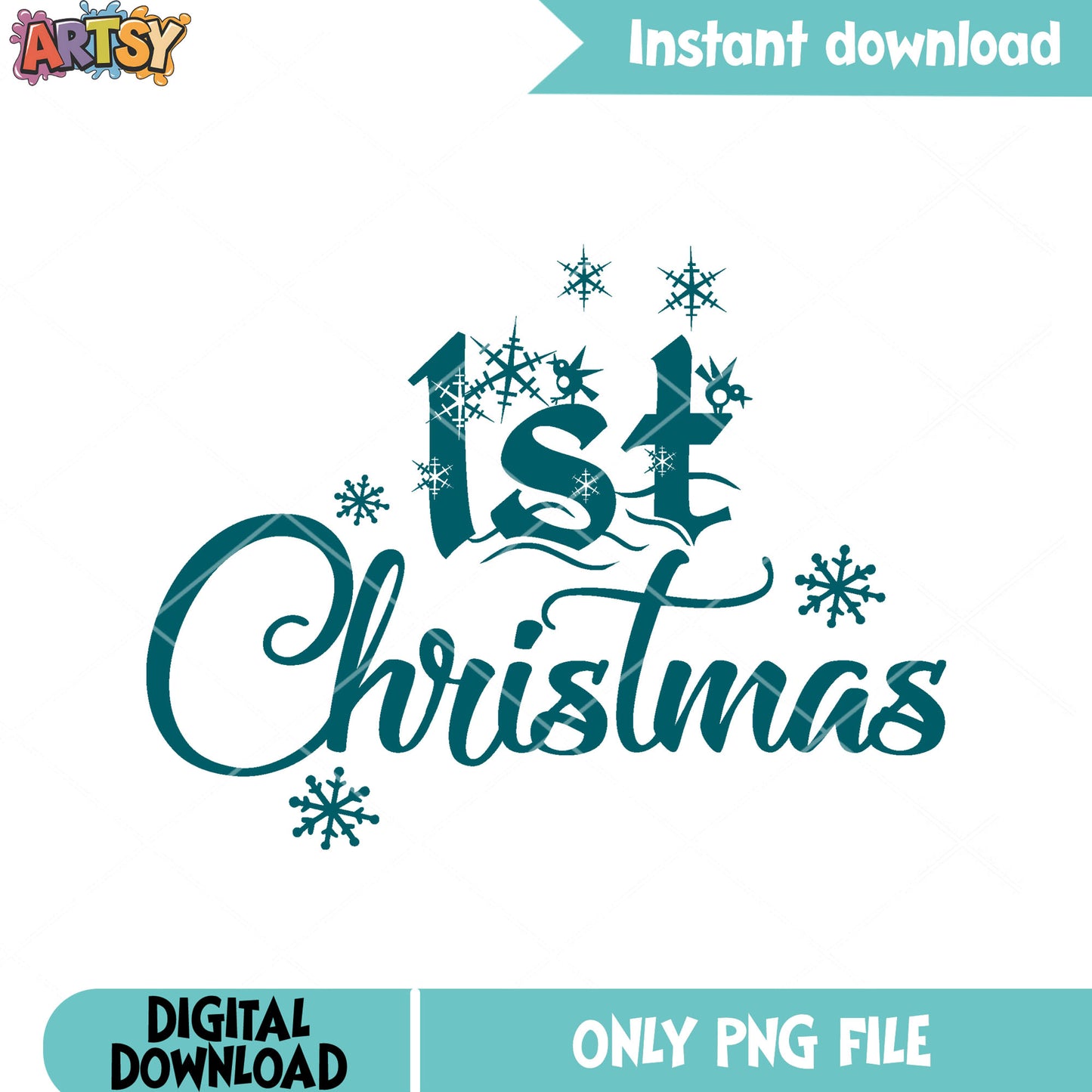 The Snowflake christmas png, merry christmas png, christmas poster png