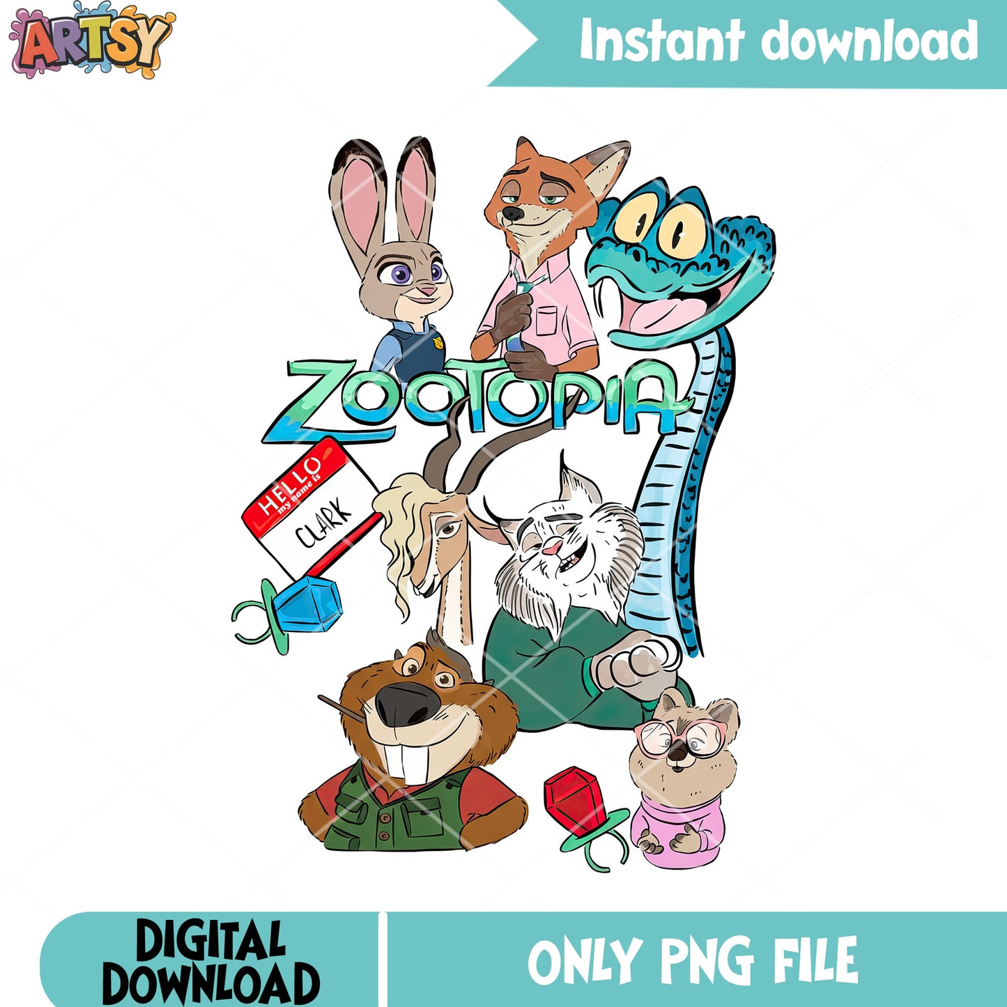 The animal spirit zootopia png, judy zootopia png, zootopia poster png