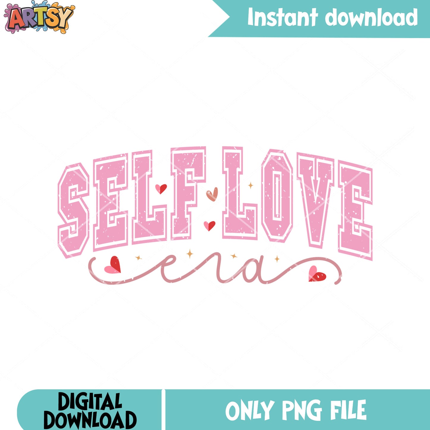 The aura self love place png, valentine season png, happy valentine png