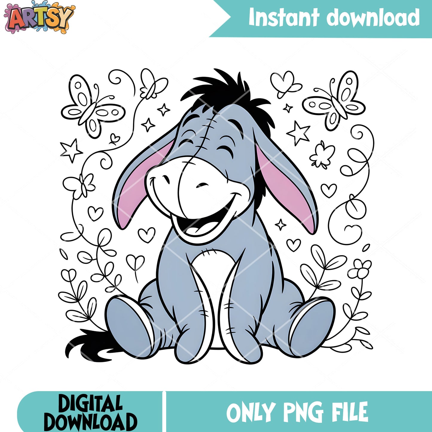 The funny pooh friends eeyore png, winnie the pooh eeyore png