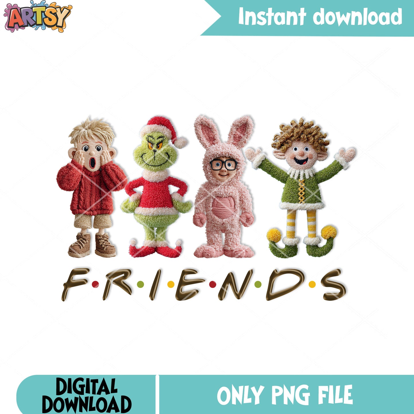 The grinch png, christmas png, Ralphie from A Christmas Story png