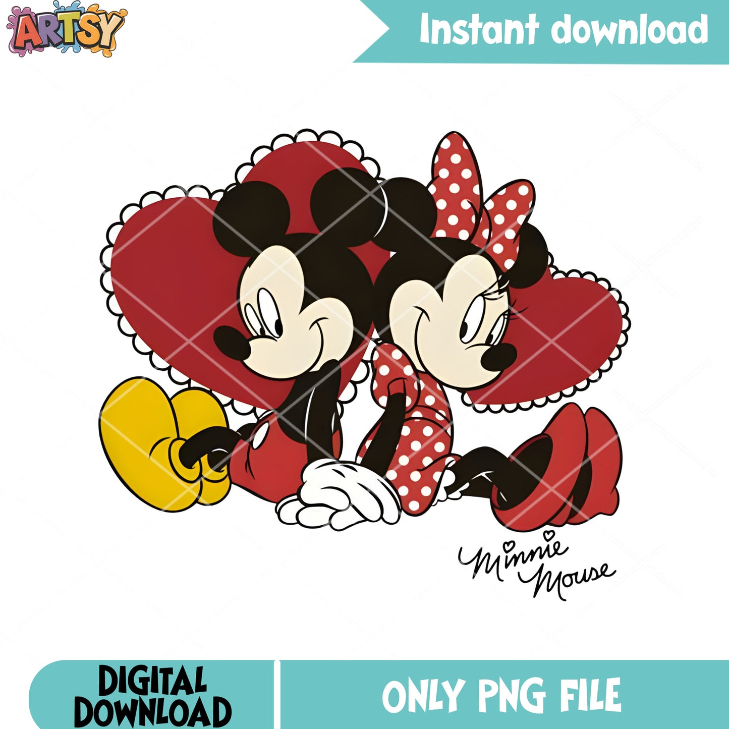 The heart valentine mouse png, disney valentine png, mickey mouse png