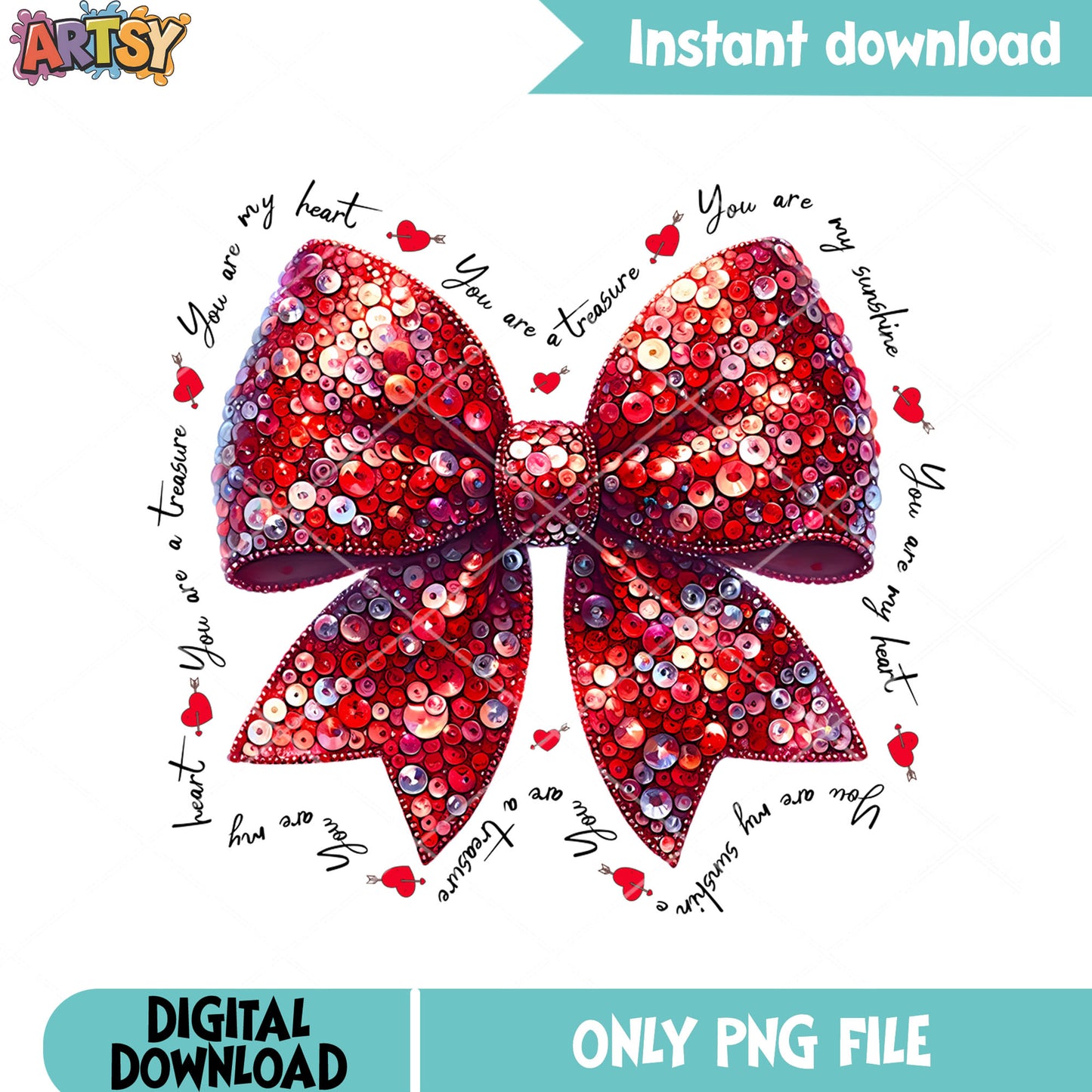 The red valentines gifts png, valentines bow png, valentines poster png