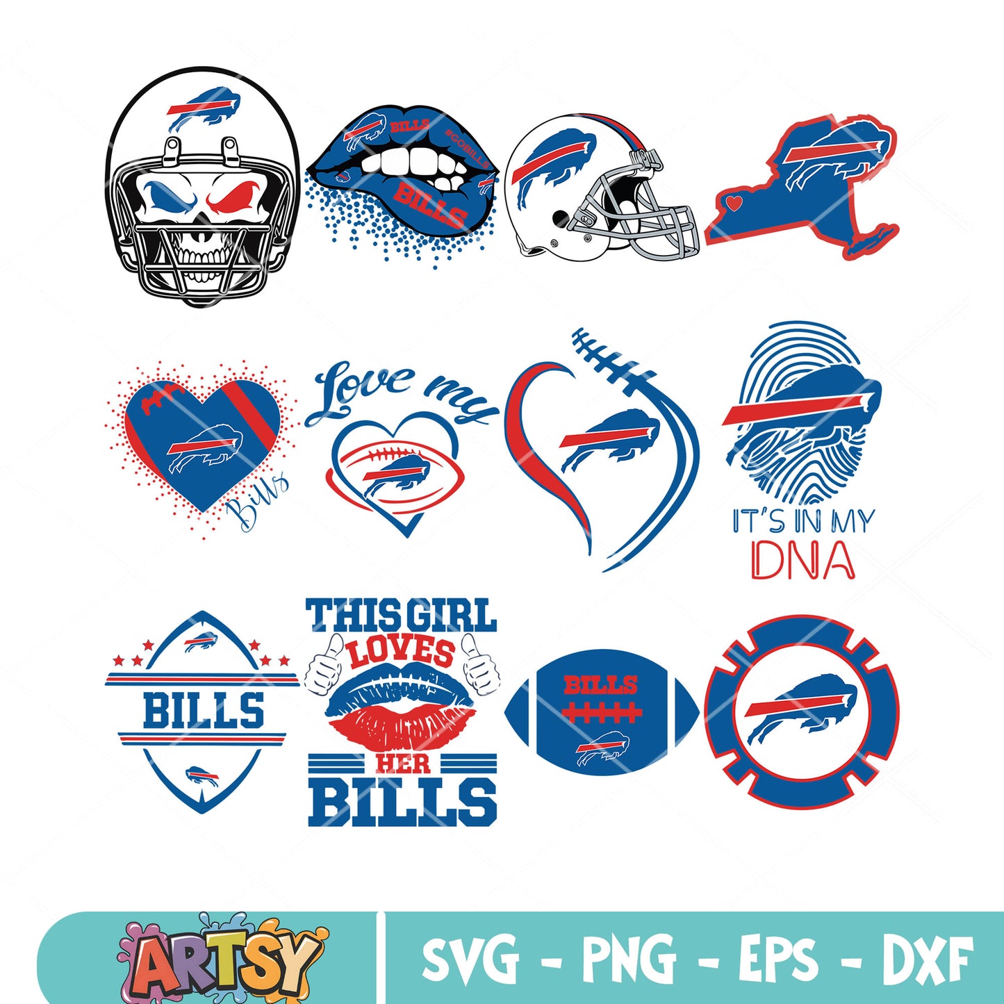 This girl loves her bills bundle svg, bills buffalow bundle svg