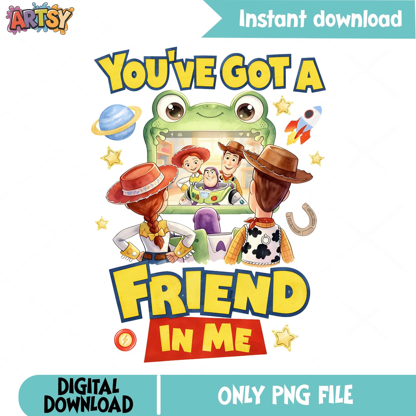 Toy Story You've Got A Friend In Me PNG, Woody PNG, Disney PNG