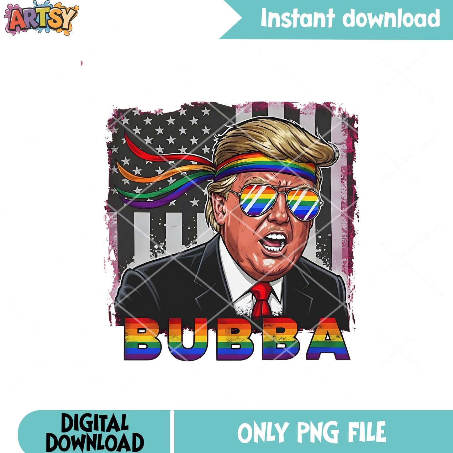 Trump bubba pride meme png, bubba watson png, meme funny png