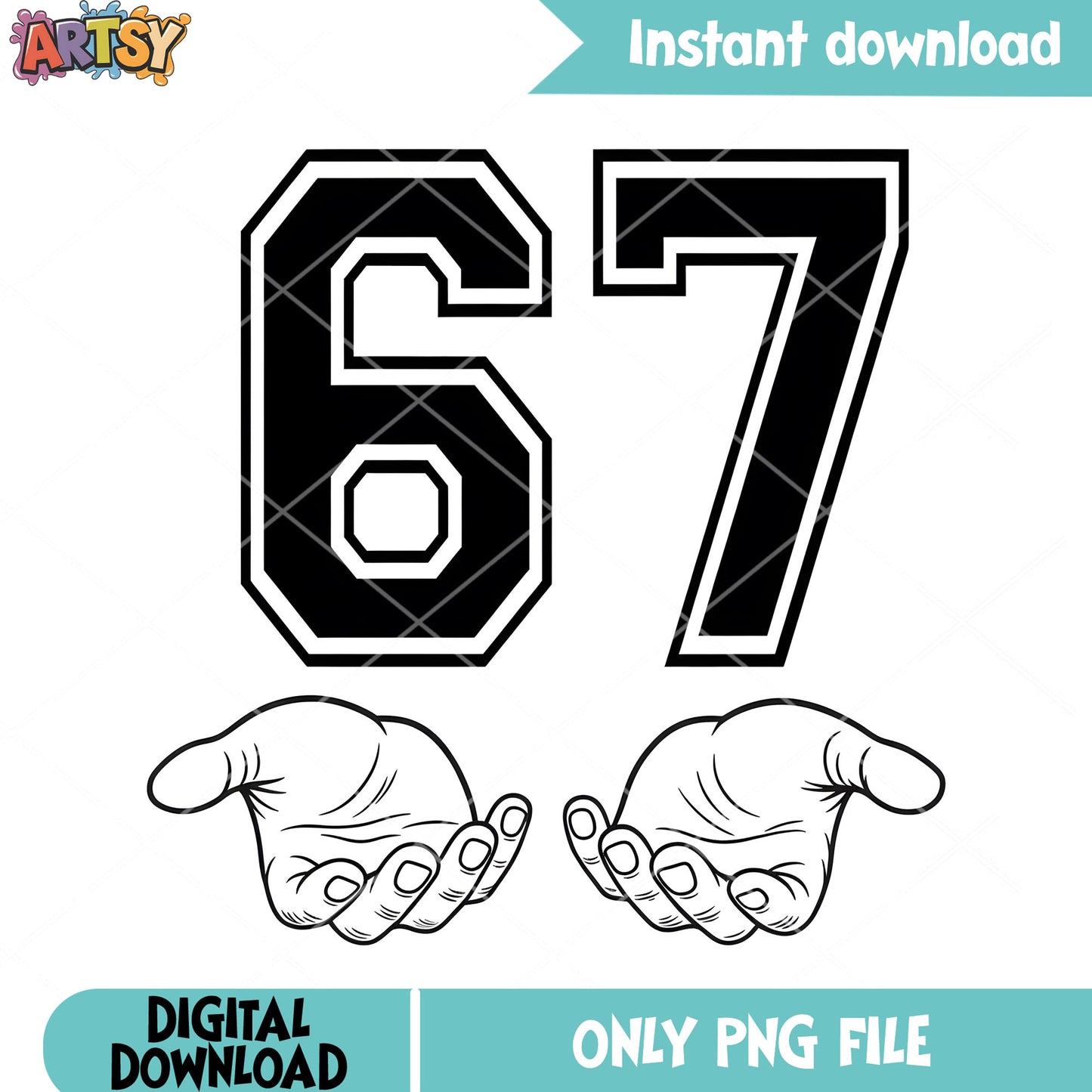 Two option 6 7 png, six seven trend png, funny six seven png