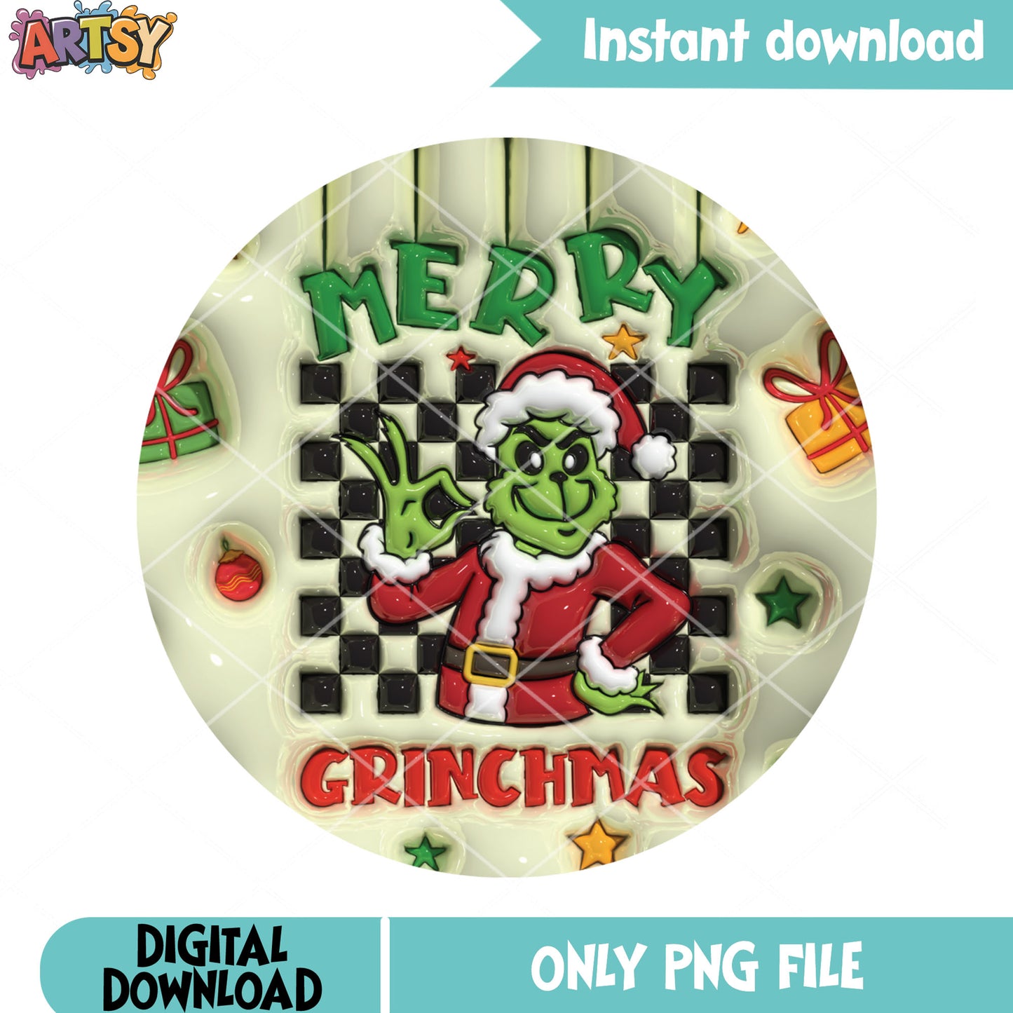 Ugly sweater and coffee christmas png, christmas vibes png, mitten png