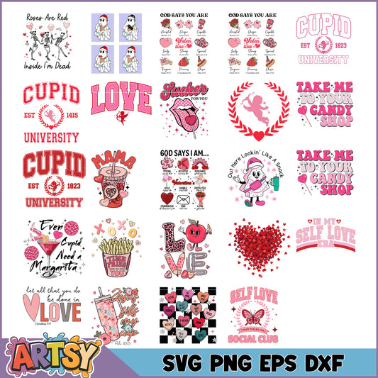 Valentines Day SVG Bundle Designs