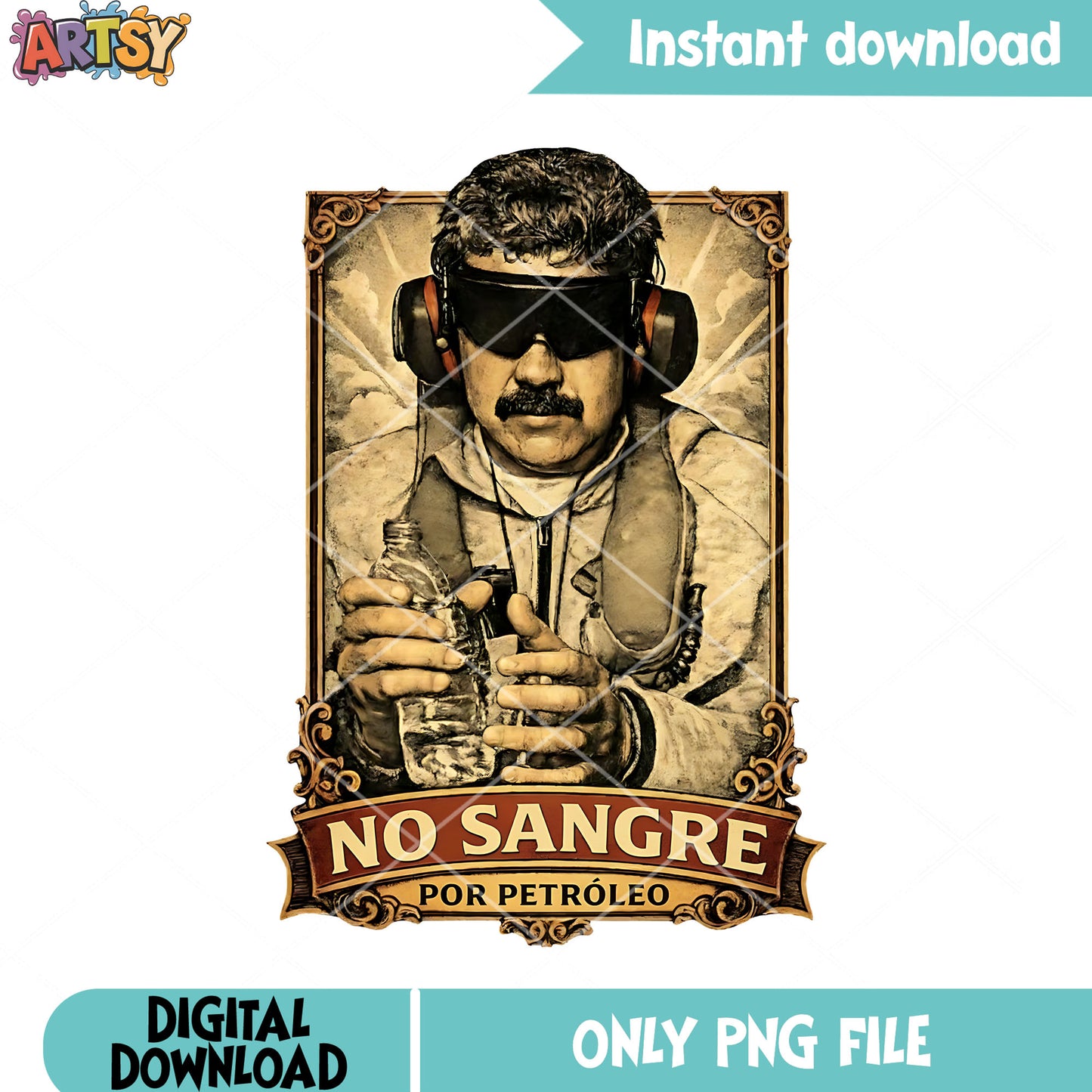 Vintage nicholas maduro png, free venezuela png, venezuela libre png