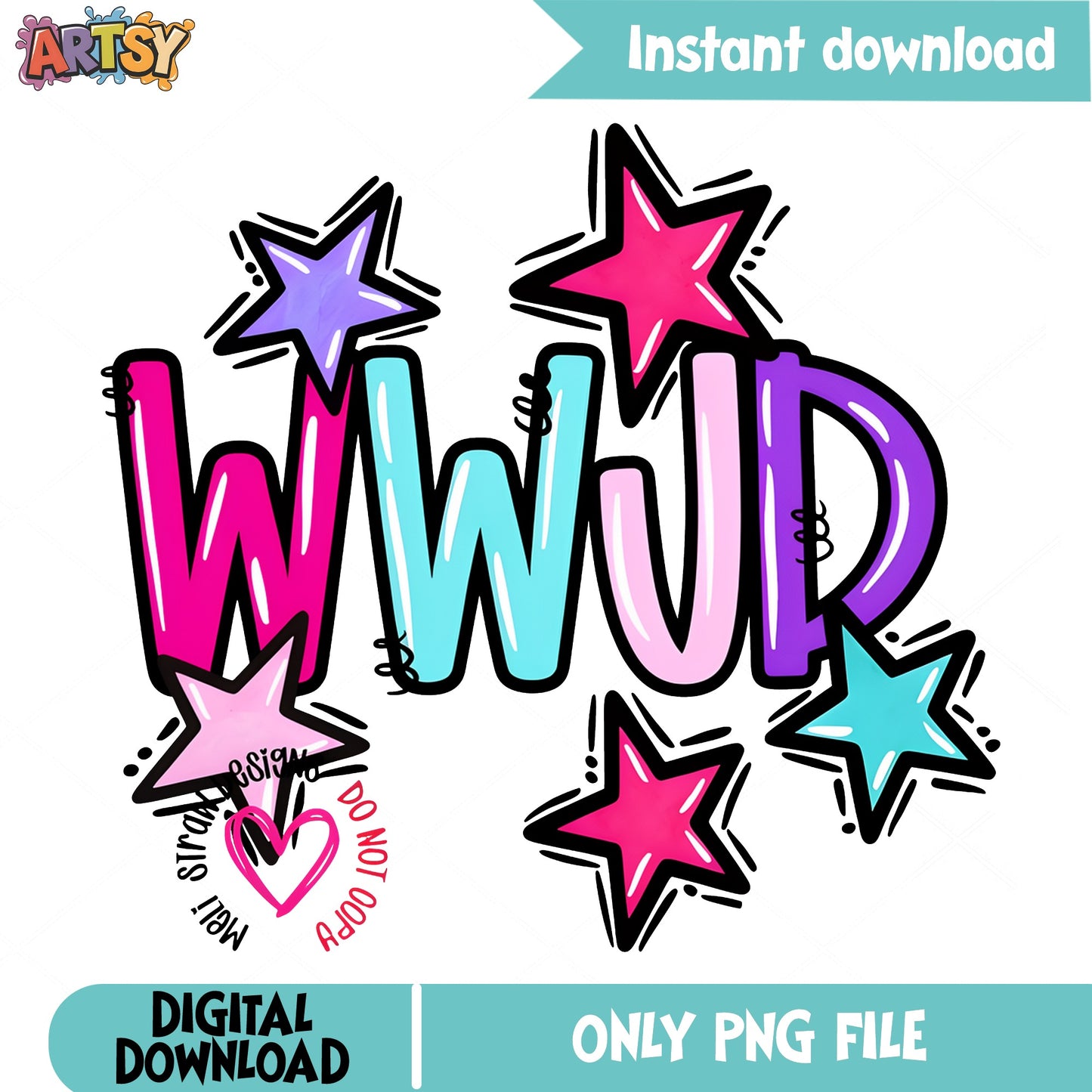 WWJD PNG, Christian Inspirational Design PNG, Stars PNG