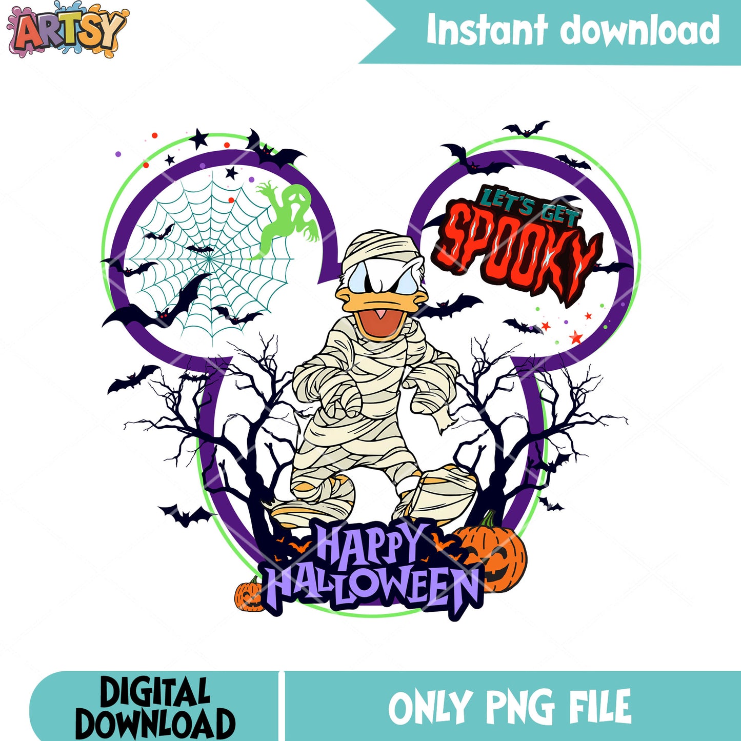 Wicker pumpkin donlad png, spider web png, halloween costume png