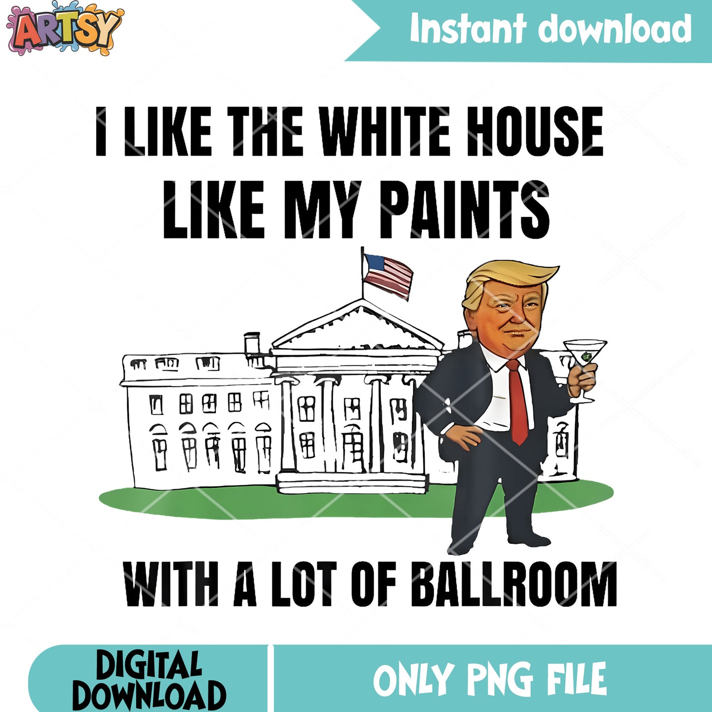 With a lot of ballroom png, donald trump png, white house png