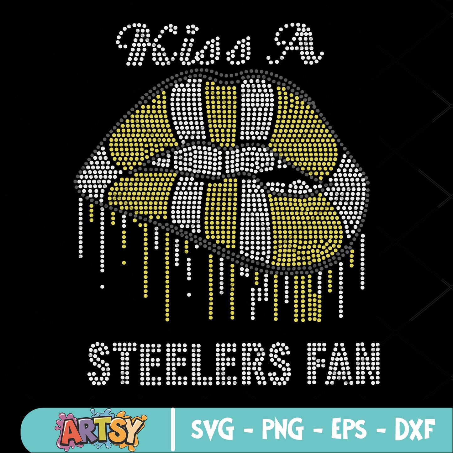 Yellow lip from pittsburgh svg, afc svg, steelers pittsburgh svg