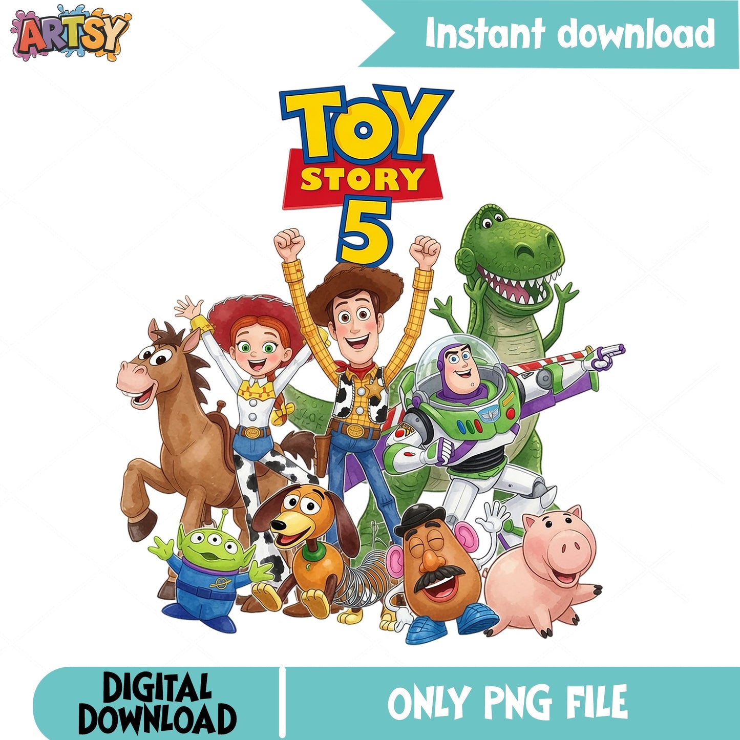 Toy Story 5 Characters PNG, Woody Buzz Lightyear PNG, Disney PNG
