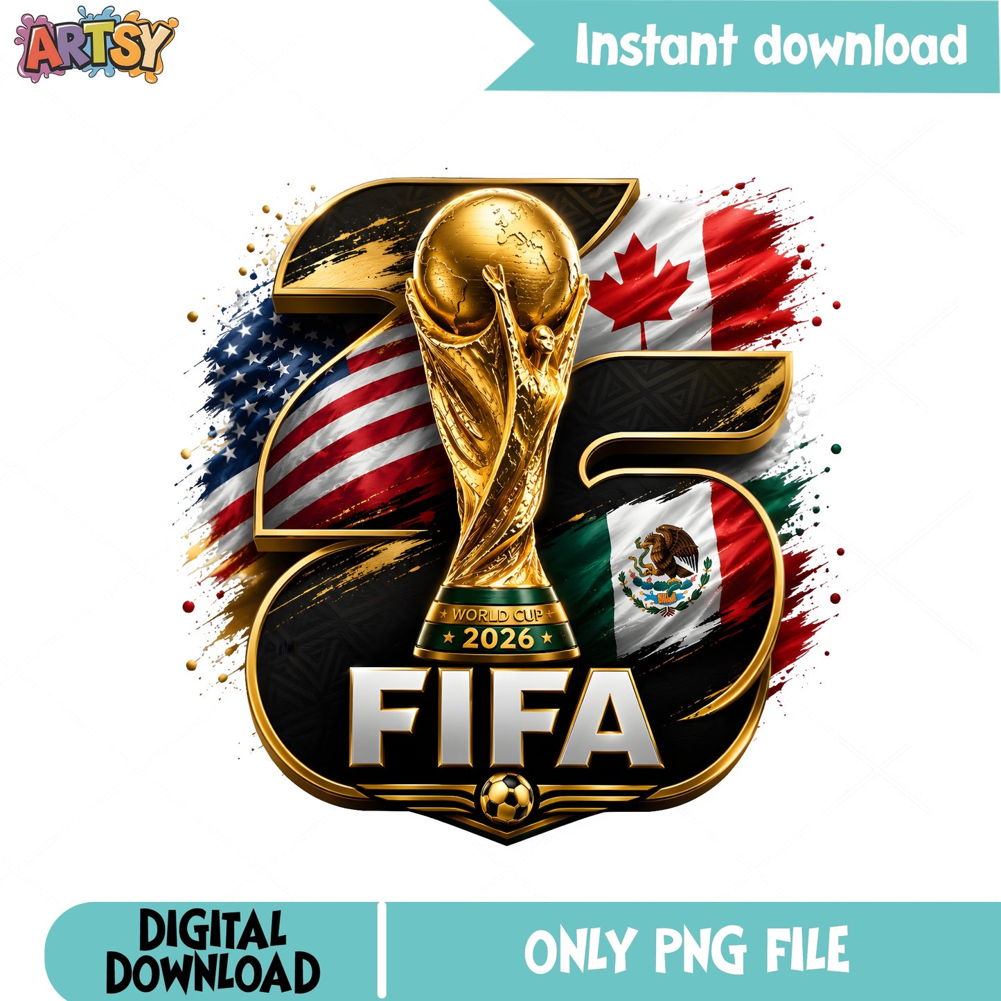 FIFA World Cup 2026 PNG, Soccer Trophy PNG, Football PNG