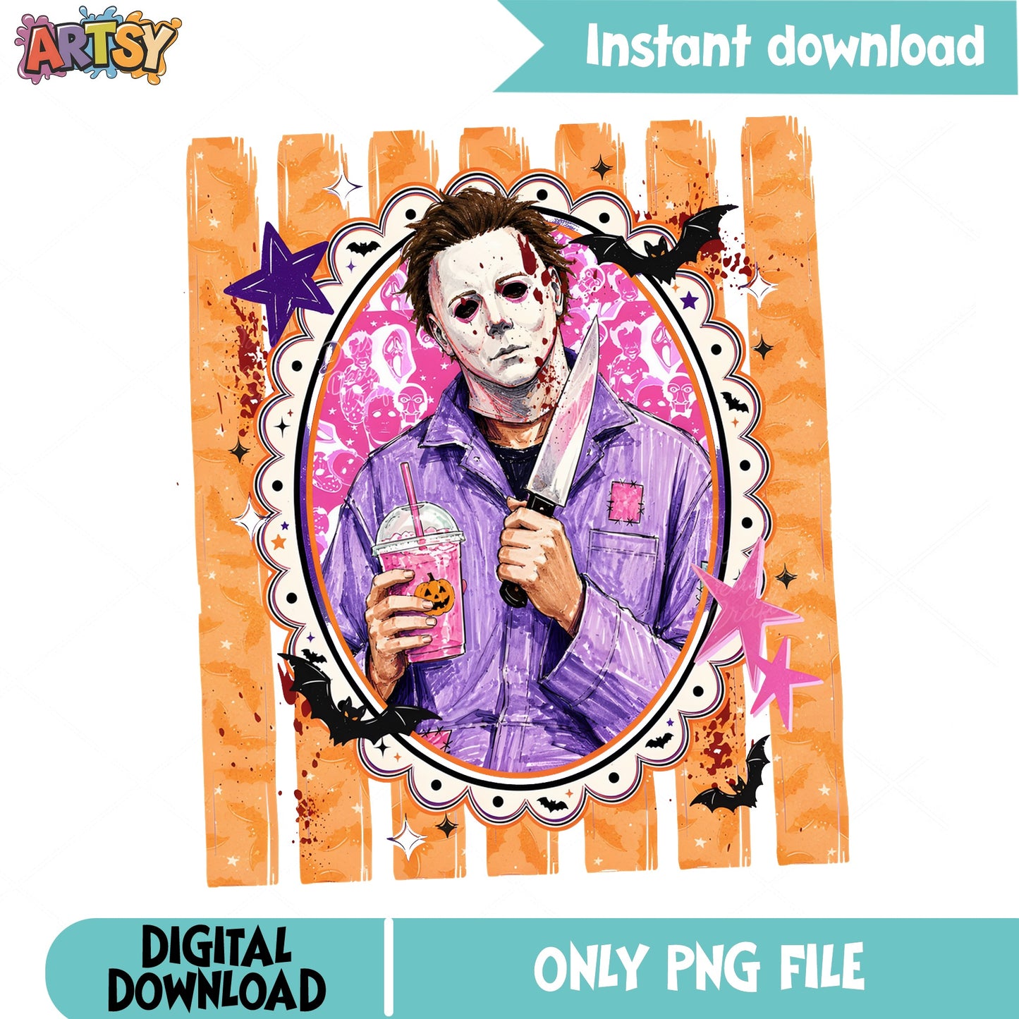 Michael Myers Halloween PNG, Horror Movie PNG, Halloween PNG