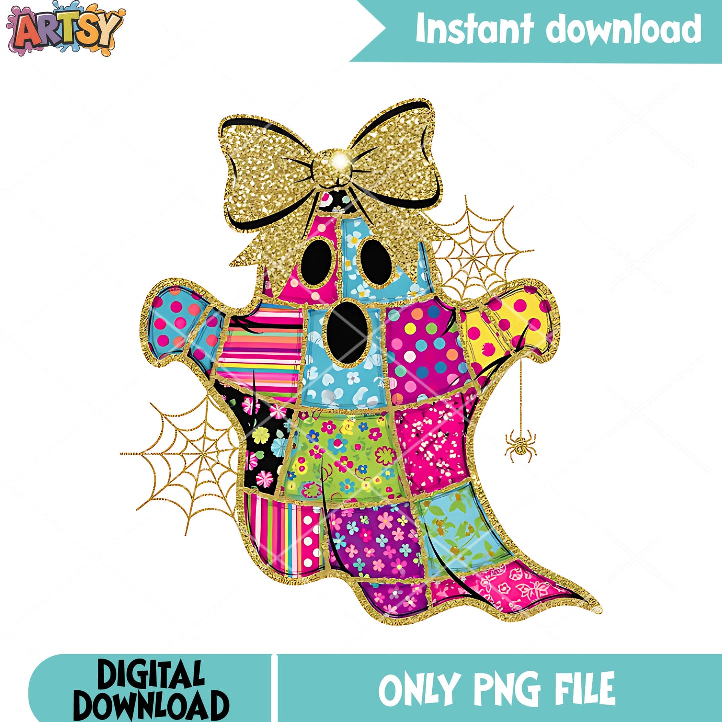 yellow bow tie png, halloween scary night png, ghost blanket png