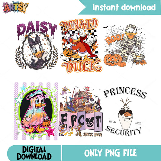 086_halloween_donald_duck_and_daisy_duck