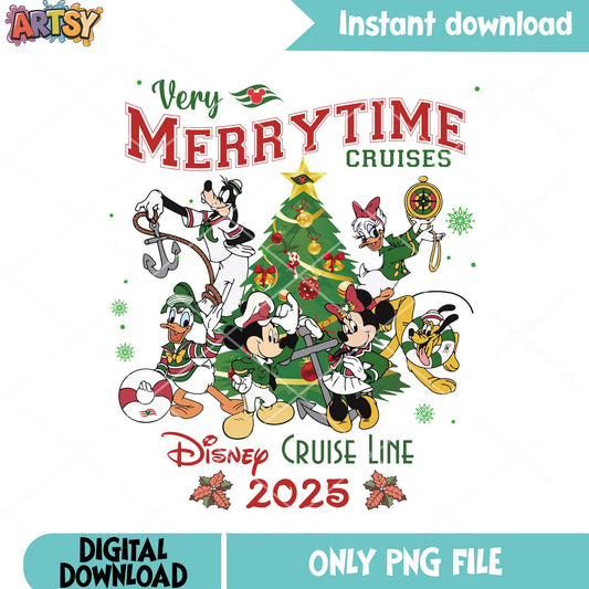 2025 cruise time disney png, disney cruise png, merry christmas png