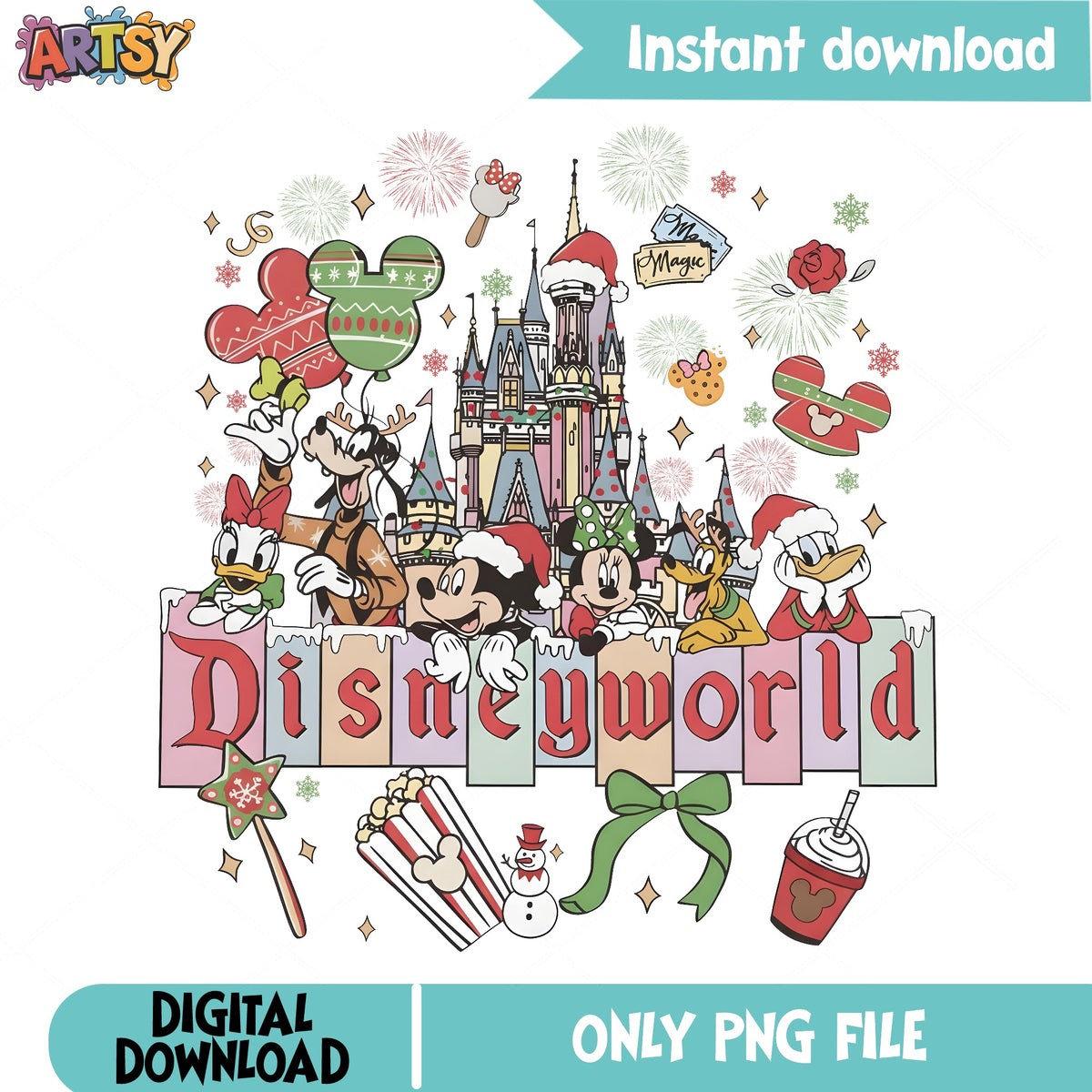 3 Disneyworld Christmas