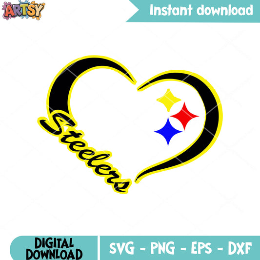 AFC champion nfl football svg, pittsburgh steelers svg, nfl svg