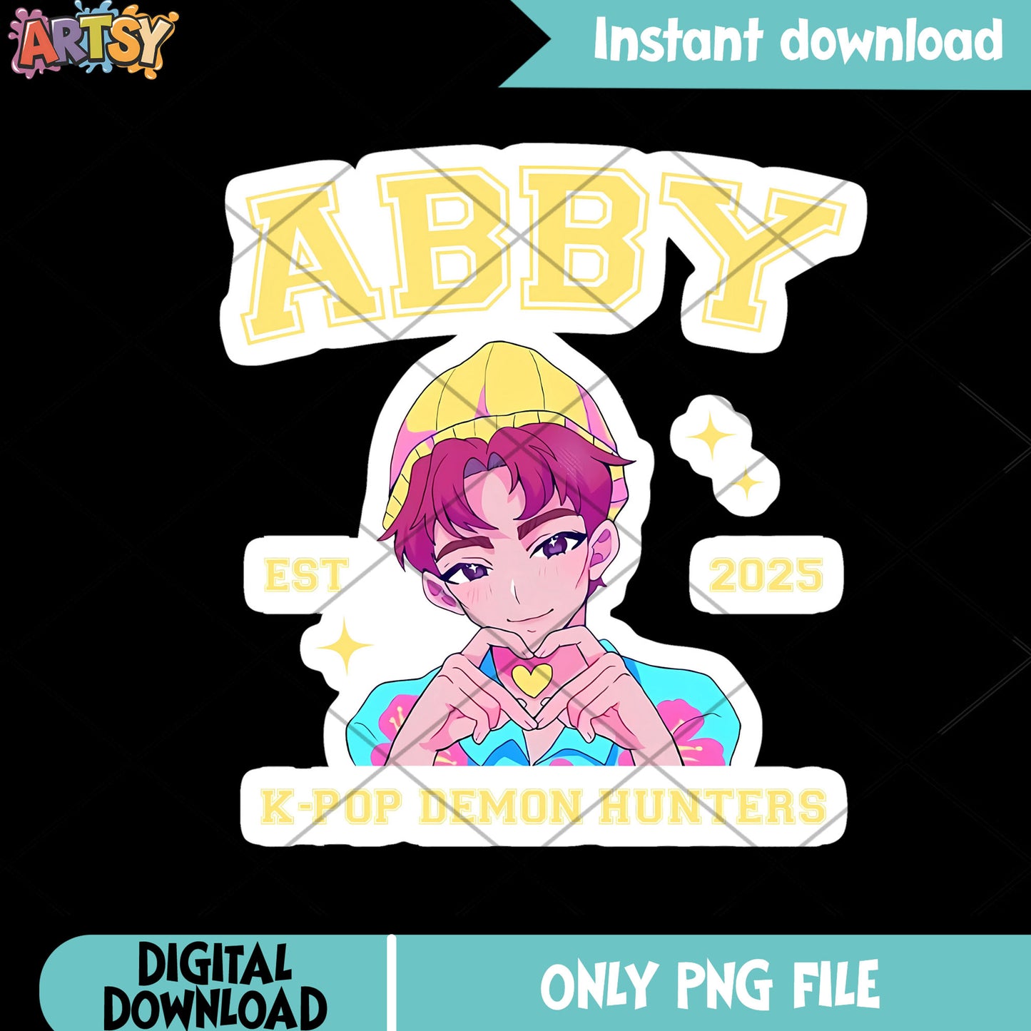 Abby hunter kpop 2025 png, abby saja png, kpop demon hunters png