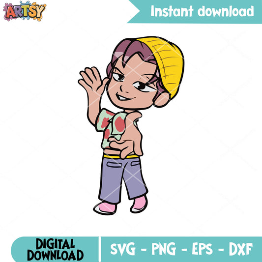Abby saja hunters svg, abby saja boys svg, kpop demon hunters svg