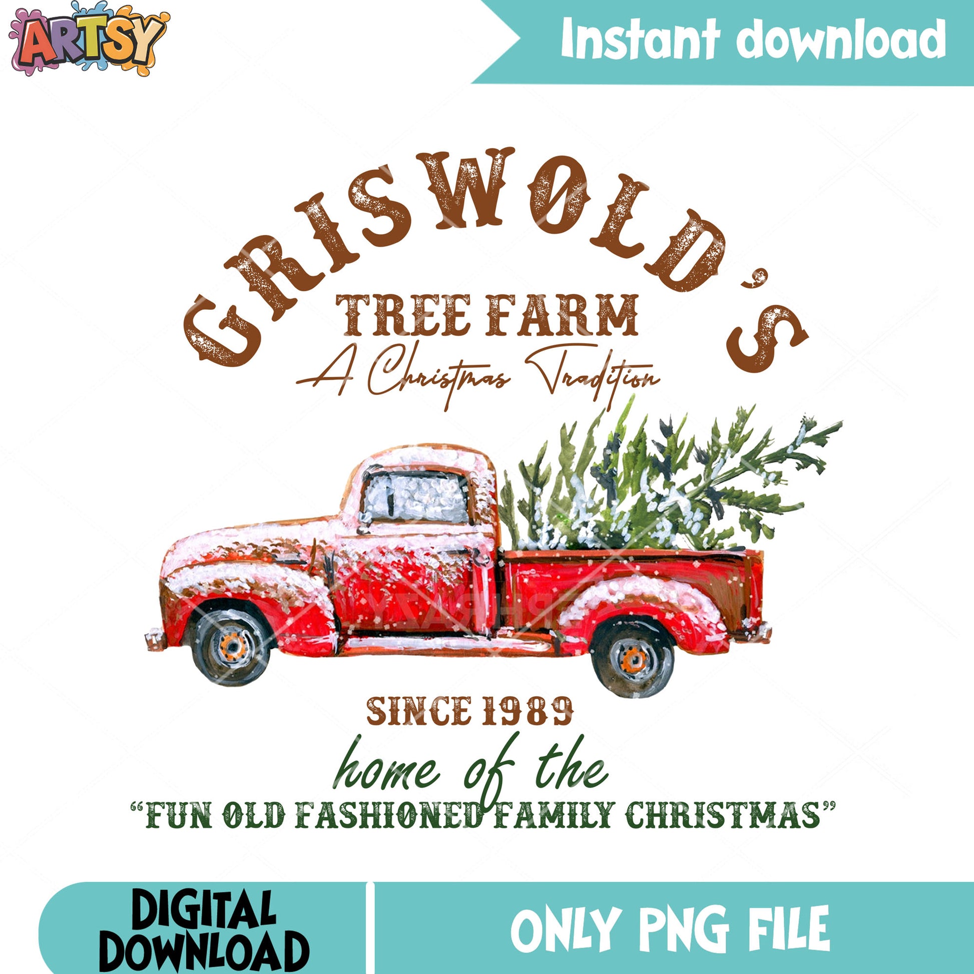 A christmas tradition since 1989 png, lampoon christmas​ png, xmas png