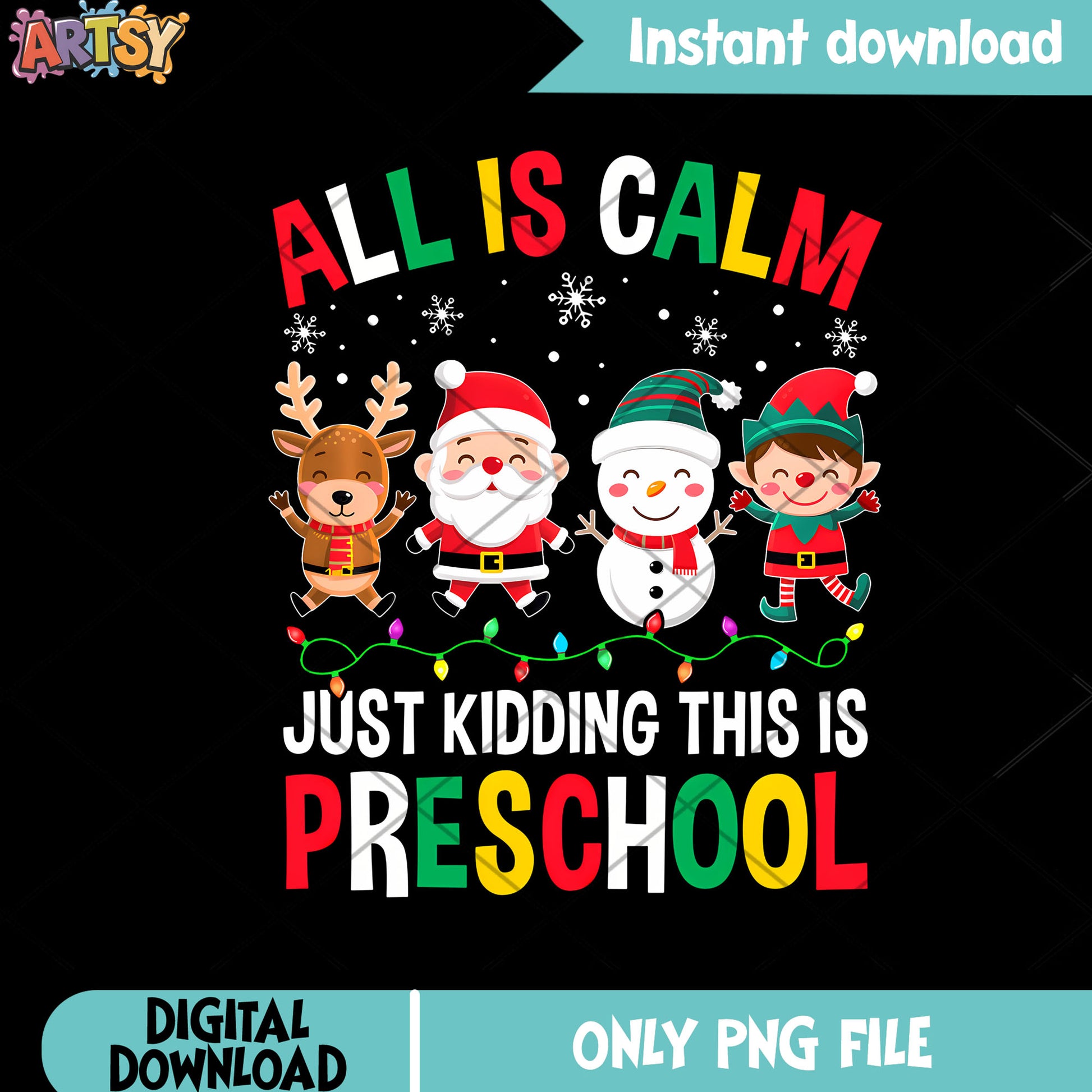 All Is Just Kidding Christmas png, santa claus ​png, merry christmas png