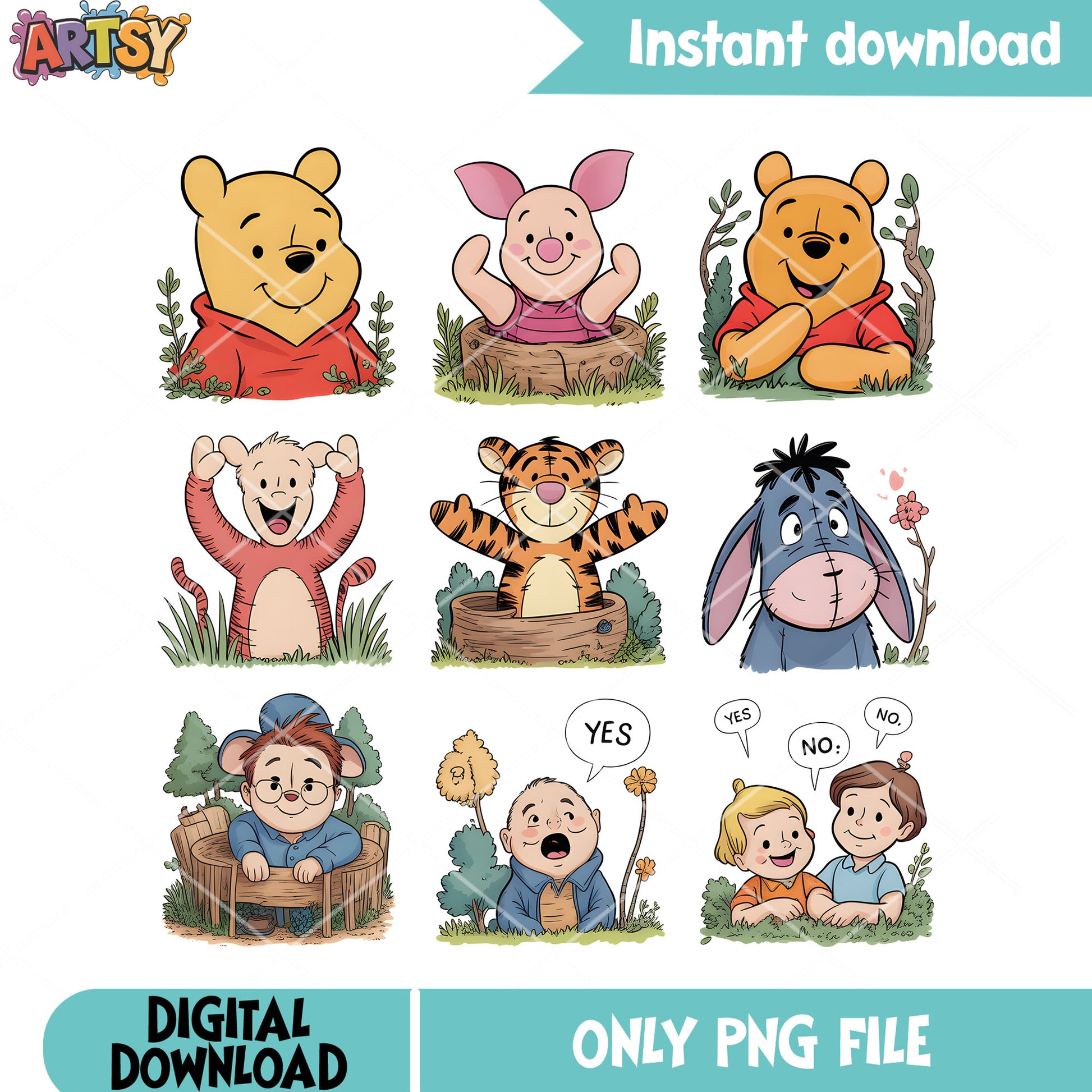 All about pooh winnie png, disney poster png, pooh classic png