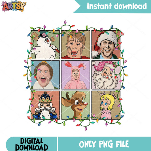 All christmas character movie png, cindy lou who png, clark grisswold png