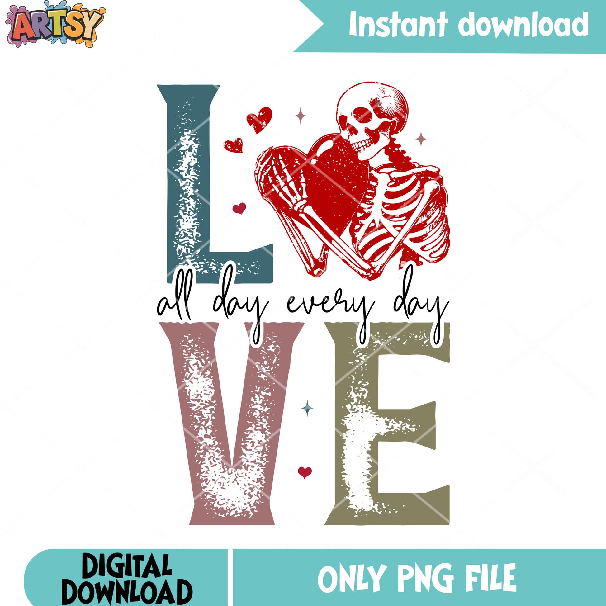 All day love valentine png, happy valentine png, valentine season png