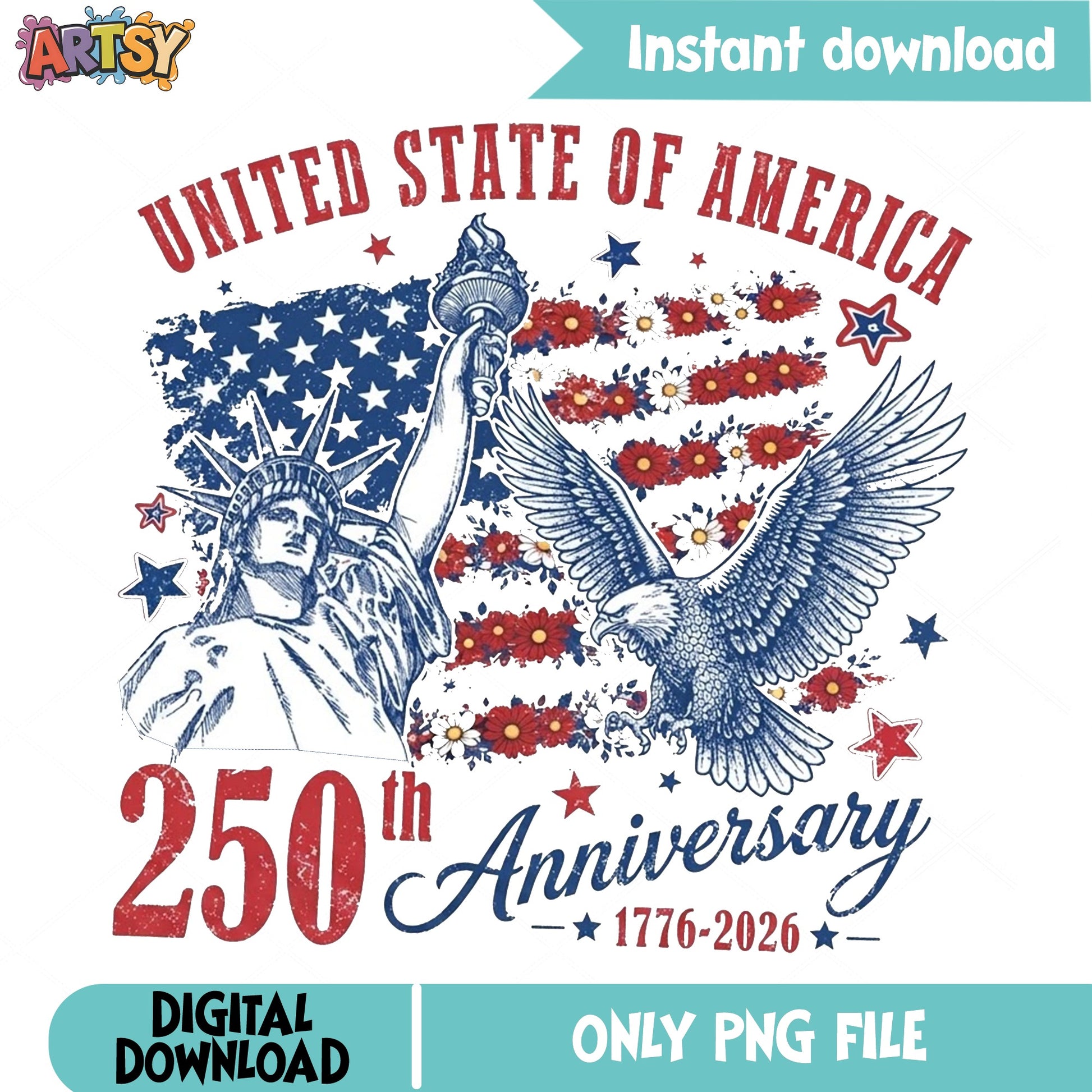 America 250th Anniversary PNG, 4th Of July PNG, Patriotic PNG