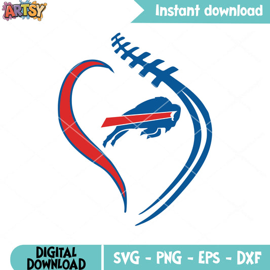 American ball buffalo svg, buffalo bills​ svg, american football​ svg