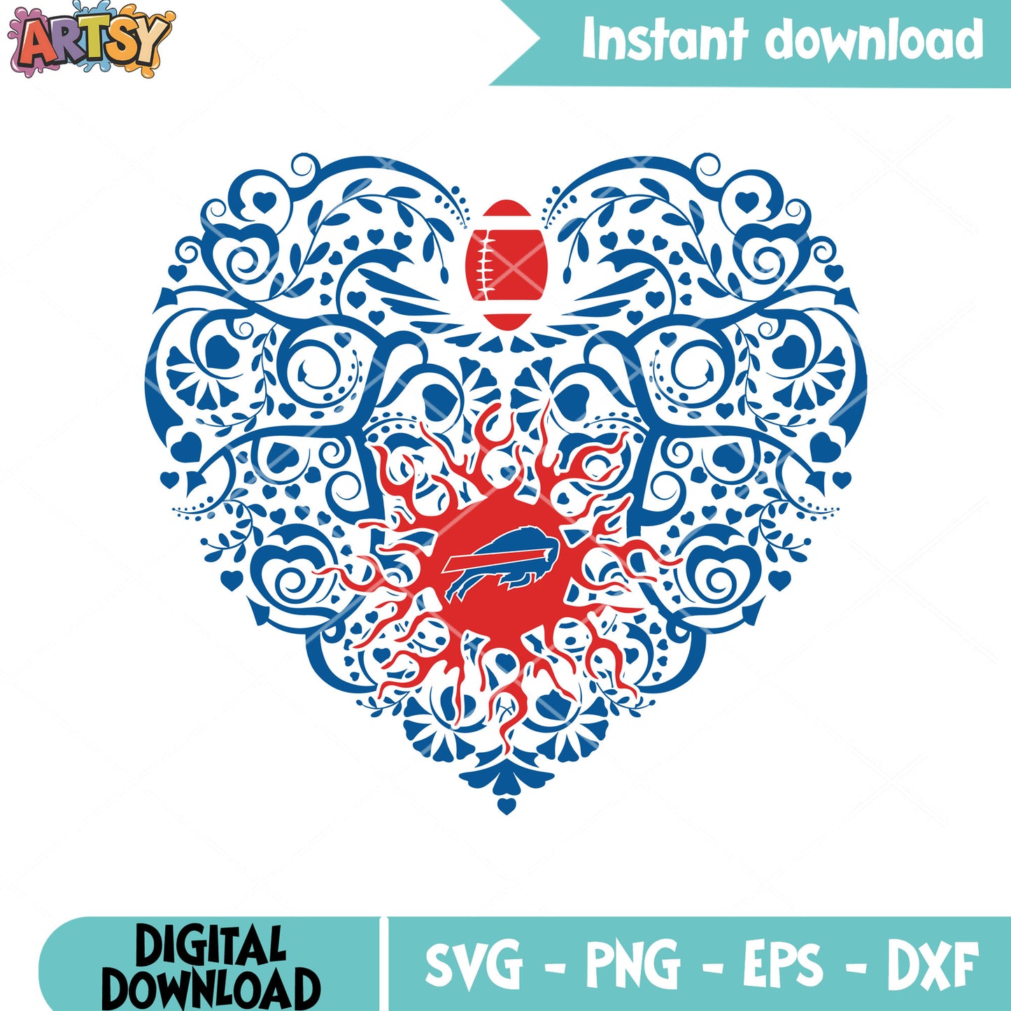 American football bulls svg, bills​ svg, national football leauge​ svg