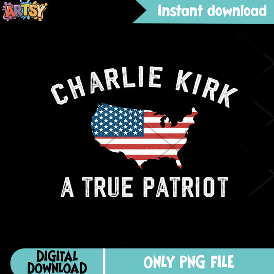 American patriot charlie png, charlie kirk png, RIP Charlie png