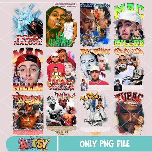 America rapper file bundle png, mac miller png, america rapper png