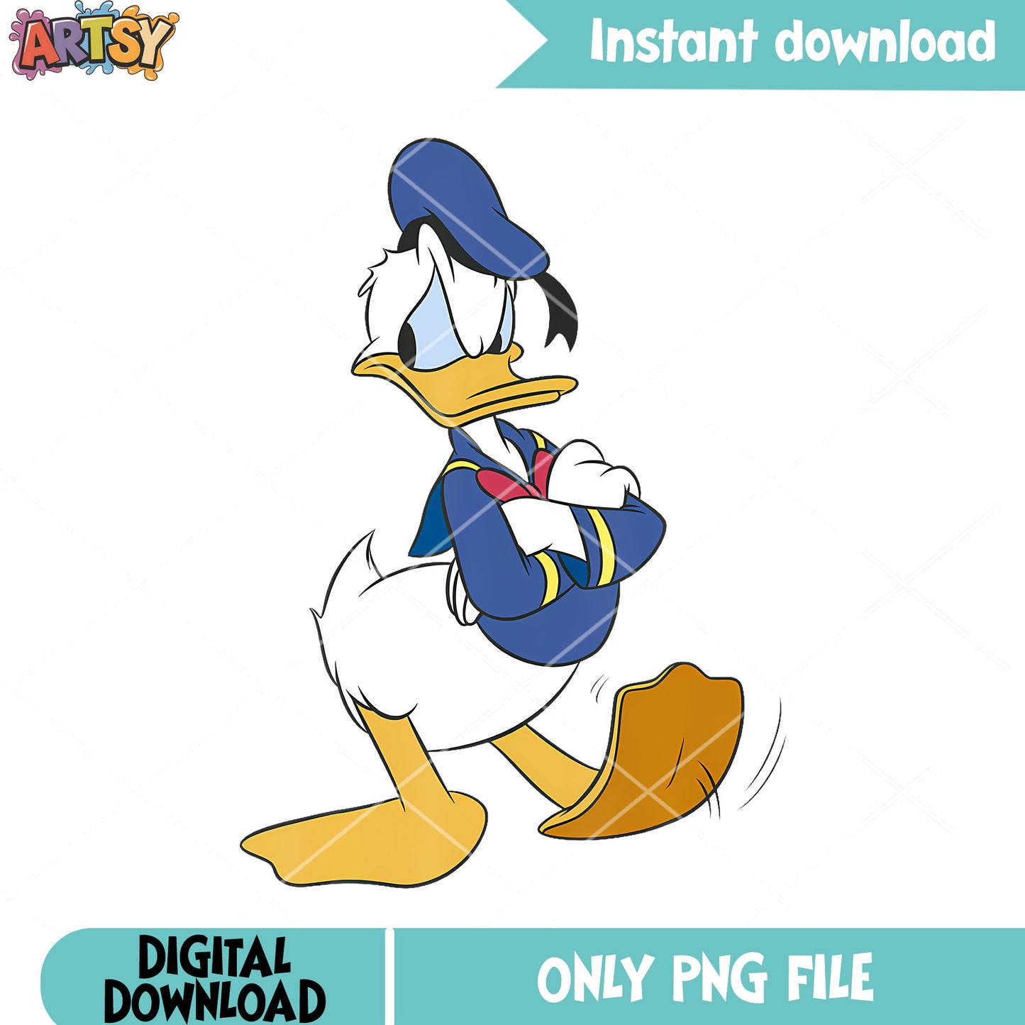 Angry cartoon duck movies png, mickey and firends png, donald duck png