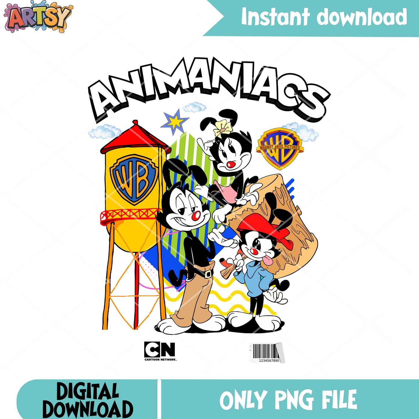 Animaniacs png, Warner Bros png, Cartoon Network png